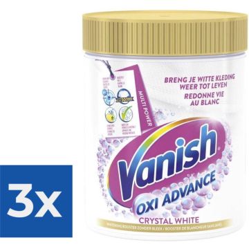 Vanish Oxi Advance Whitening Booster Poeder - 840 Gr - Voordeelverpakking 3 stuks