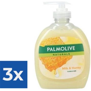 Palmolive Melk &amp; Honing Handzeep Pomp - Voordeelverpakking 3 stuks