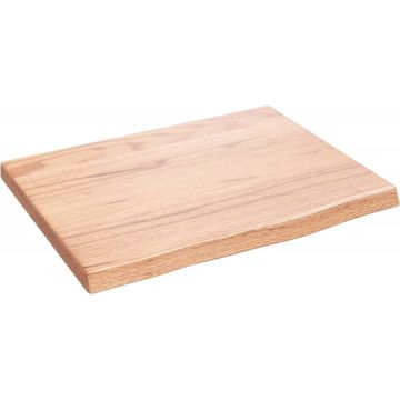 vidaXL-Wastafelblad-40x30x2-behandeld-massief-hout-lichtbruin