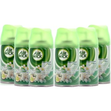 Air Wick Freshmatic Navulling - Jasmijn &amp; Witte Bloemen - 6 x 250 ml