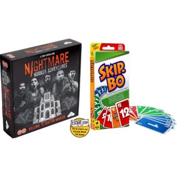 Spellenbundel - 2 Stuks - Skip-Bo &amp; Nightmare Horror Adventures