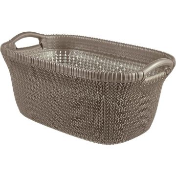 Curver Knit Wasmand - 40L - Harvest Brown