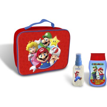 SUPER MARIO - Lunchtas met eau de toilette 50ml+ Shampoo-Showergel 200ml