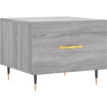 vidaXL-Salontafel-50x50x40-cm-bewerkt-hout-grijs-sonoma-eiken