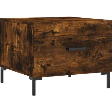 vidaXL-Salontafel-50x50x40-cm-bewerkt-hout-gerookt-eikenkleurig