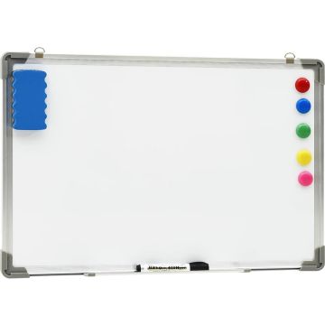 Maison Exclusive - Whiteboard magnetisch 60x40 cm staal wit