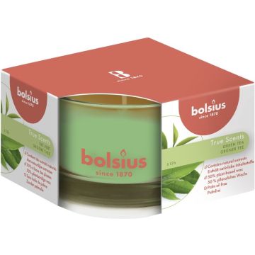 Bolsius Geurglas 50/80 True Scents Green Tea
