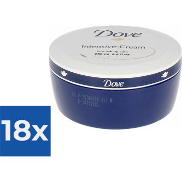 Dove gezichts- en bodycrème 250ml - Nourishing Body Care - Voordeelverpakking 18 stuks