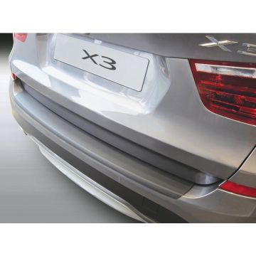 RGM ABS Achterbumper beschermlijst passend voor BMW X3 F25 SE 4/2014-2017 Zwart