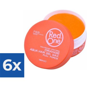 Redone Haarwax Hairwax - Aqua Orange 150ml - Voordeelverpakking 6 stuks