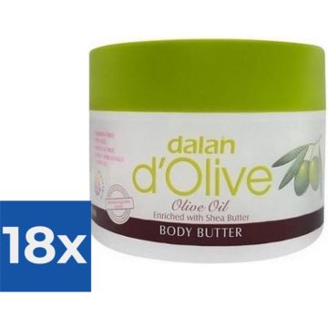 Dalan d'Olive Body Butter - 250 ml - Voordeelverpakking 18 stuks