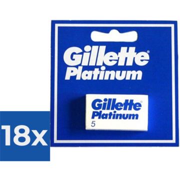 Gillette - GILLETTE PLATINUM 5 uds - Voordeelverpakking 18 stuks
