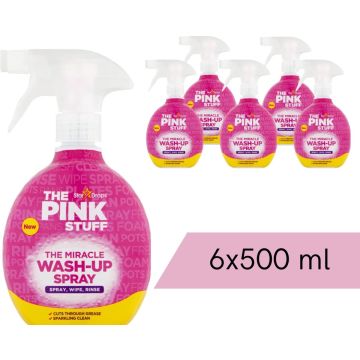 The Pink Stuff - Wash-Up Spray - 500 ml - 6 stuks - Voordeelverpakking