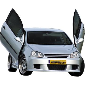 AutoStyle Embleemloze Grill passend voor Volkswagen Golf V 2003-2008 excl. GTi/R32