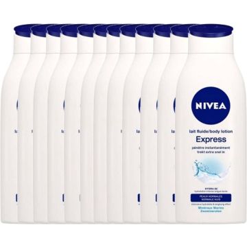 Nivea Express - 12 x 400 ml - Bodylotion - Voordeelverpakking