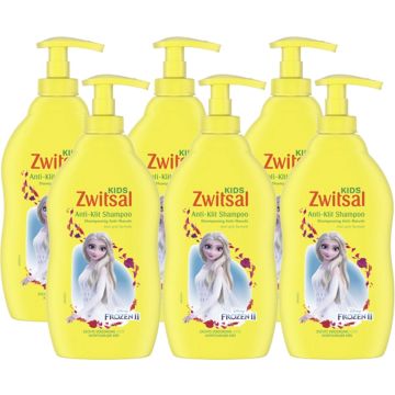 Zwitsal Kids Anti-Klit Shampoo Frozen II 6 x 400ml - Voordeelverpakking