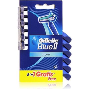 Gillette Blue Ii Plus Cuchillas 5u.+1ud Gratis