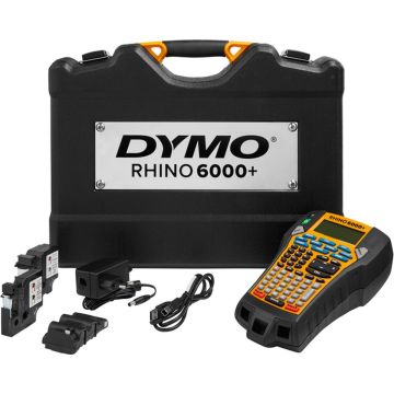 DYMO Rhino 6000+ Industriële labelmaker in harde kofferset | Labelprinter boordevol functies met PC-aansluiting