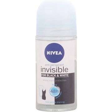 MULTI BUNDEL 5 stuks Nivea BLACK &amp; WHITE INVISIBLE PURE - deodorant - roll-on 50 ml