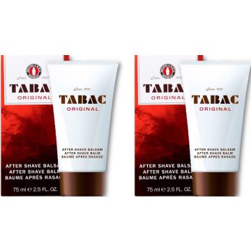 Tabac Original Aftershave Balm for Men - 2 x 75 ml