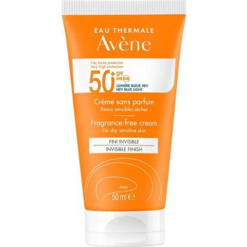 Avène Unscented Cream Spf 50+ - Zonnebrand - 50 ml