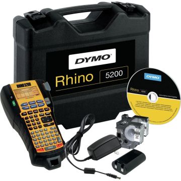 DYMO Rhino 5200 Labelprinter | Industriële labels | Draagbare, robuuste labelprinter voor professionals in laagspanning, elektro en MRO