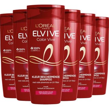 L'Oréal Paris Elvive Color Vive 2-in-1 Kleurbeschermende Shampoo &amp; Conditioner - Gekleurd Haar - 6 x 250ml