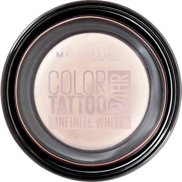 Maybelline New York - Color Tattoo 24H - 45 Infinite White - Wit - Langhoudende Crème Oogschaduw - 53 gr.