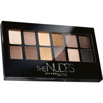 Maybelline New York - The Nudes Palette - Oogschaduw Palette met Nude Kleurige Oogschaduw - 12 Kleuren