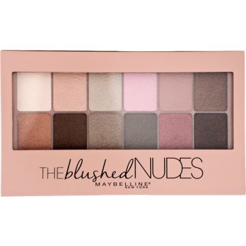Maybelline New York - The Blushed Nudes Palette - Oogschaduw palette met 12 Nude Kleuren Oogschaduw