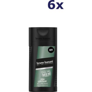 6x Bruno Banani Douchegel Men – Hair &amp; Body Made for Men 250 ml