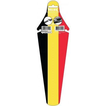 Velox Achterspatbord België 34 Cm Zwart/geel/rood