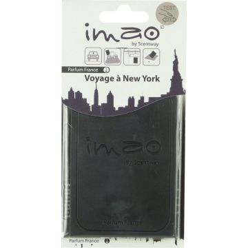 Imao New York - Luchtverfrisser - Voor in de auto - Zwart - 1 stuk