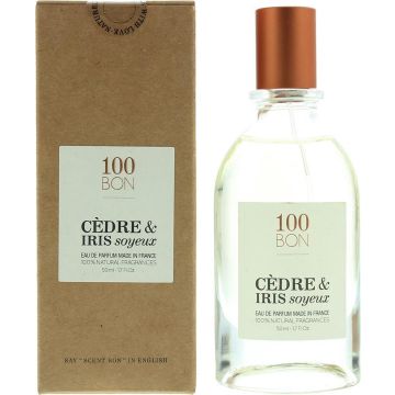 100BON Cèdre &amp; Iris Soyeux - Eau de Parfum - 50ml - Spray - Parfum - Dames parfum