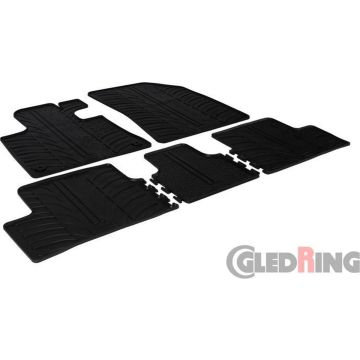 Gledring Rubbermatten passend voor Citroen C4 Picasso (Spacetourer) 2013- (T profiel 5-delig)