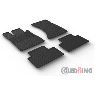 Gledring Rubbermatten passend voor Mercedes S-Klasse W220 1998-2005 (G profiel 4-delig)