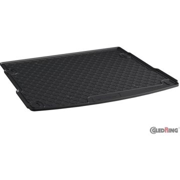 Gledring Rubbasol (Rubber) Kofferbakmat passend voor Audi Q5 2017- (Hoge laadvloer + Bagageruimtepakket incl. net)