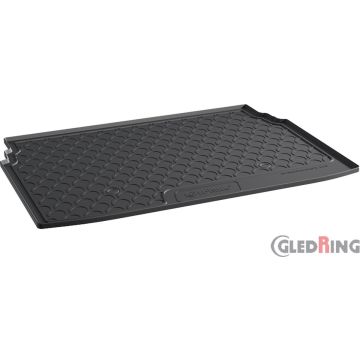 Gledring Rubbasol (Rubber) Kofferbakmat passend voor Opel Crossland X 2017- (Hoge laadvloer)