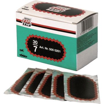 Rema Tip Top Reparatiepleister Fietsband 7 6,5x2,8 Cm 30 St