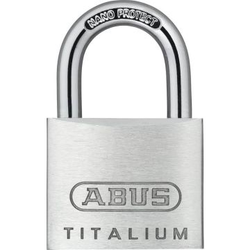 ABUS Hangslot titalium - 35mm - aluminium/beugel gehard staal met NANO-Protect (Verpakt in blister)