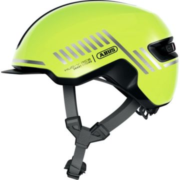 Abus Hud-Y - Fietshelm Signal Yellow M (54 - 58 cm)