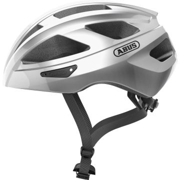 Abus Macator racefietshelm - Gleam Silver S