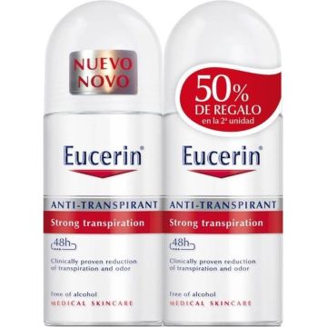 Eucerin Anti-transpirant Deodorant Roll-on 2x50ml