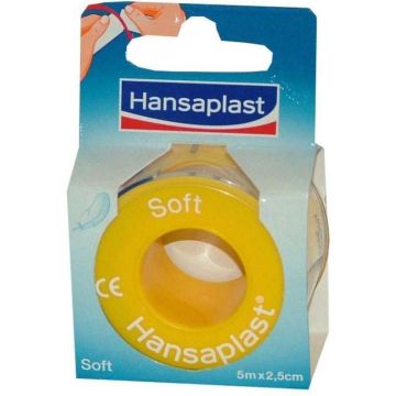 Hansaplast Soft Classic - 2,5cm x 5m - Hechtpleister