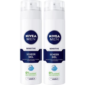 Nivea Men Scheergel Sensitive - 2 x 200 ml