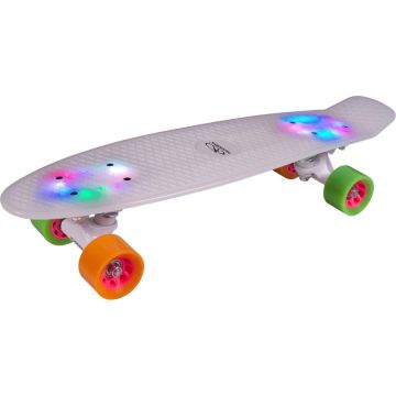 HUDORA Skateboard Rainglow met LED verlichting