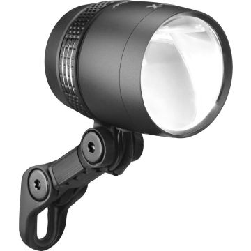 Koplamp Busch &amp; Müller Lumotec IQ-X voor naafdynamo 6-60 Volt - 100 Lux - zwart