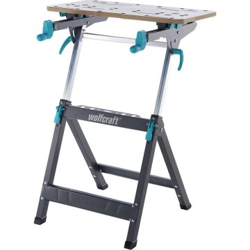 wolfcraft - MASTER 750 - Ergonomische Werktafel met Bankschroef - Inklapbaar - 3-in-1 Machinetafel - 6871000 - 10 JAAR GARANTIE