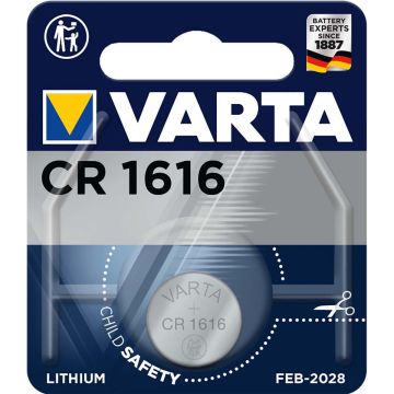 Huismerk Knoopcel Batterij CR1616 Varta Lithium