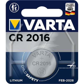 Varta Knoopcel Batterij - Cr 2016 - Lithium Professioneel - 3 Volt
